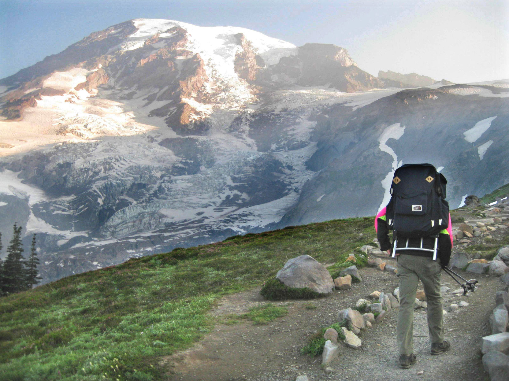 On way to Camp Muir